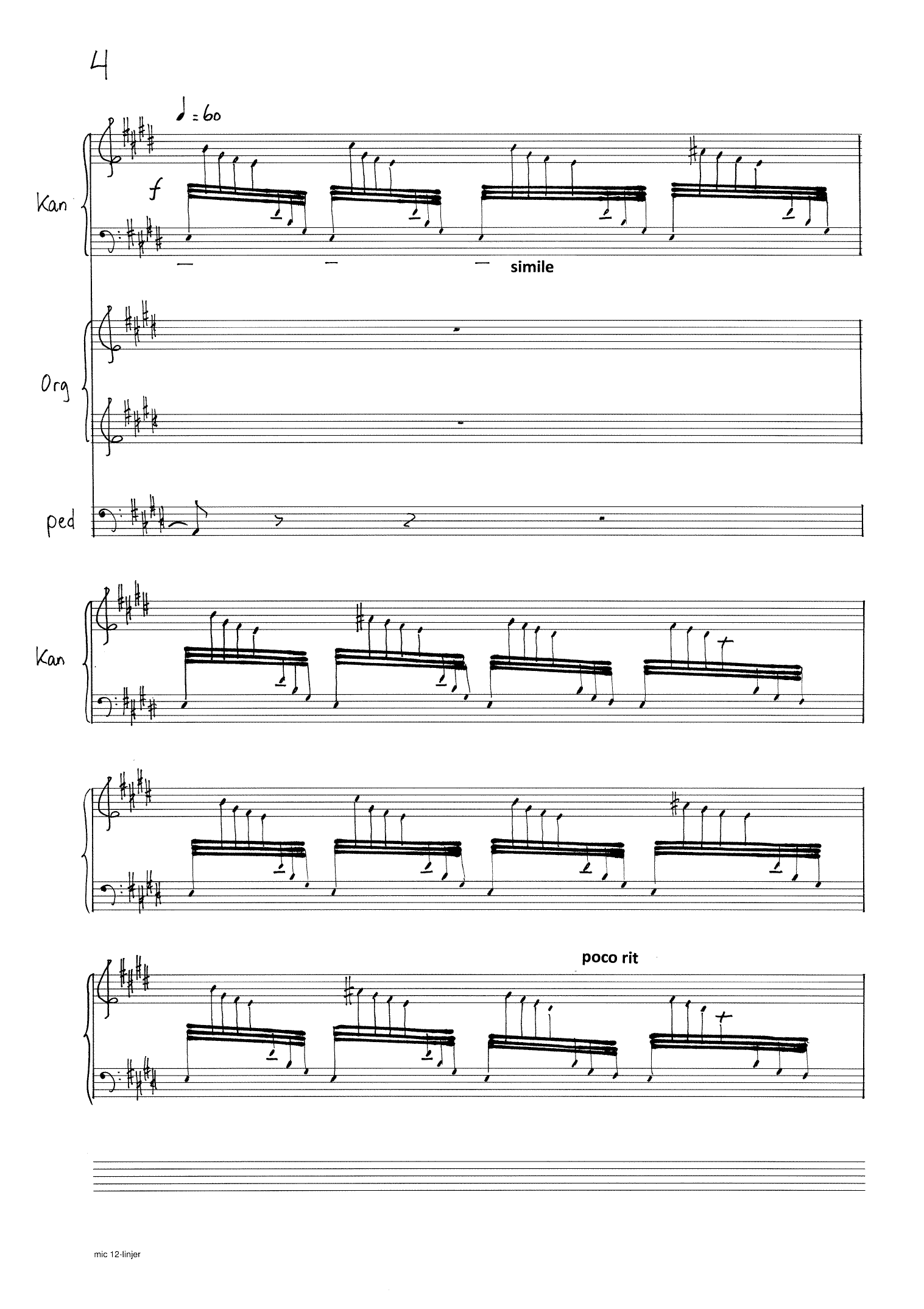 The Four Seasons - For Estonian kannel (kantele) and organ, Op. 224 - Image 6