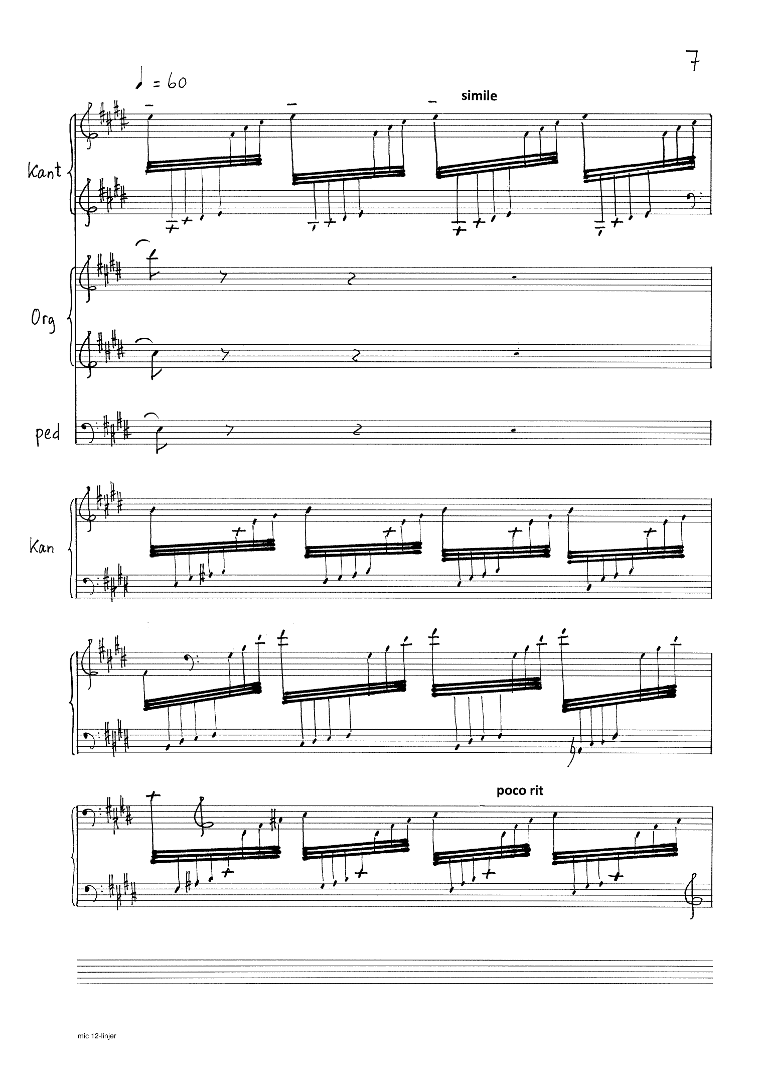 The Four Seasons - For Estonian kannel (kantele) and organ, Op. 224 - Image 9