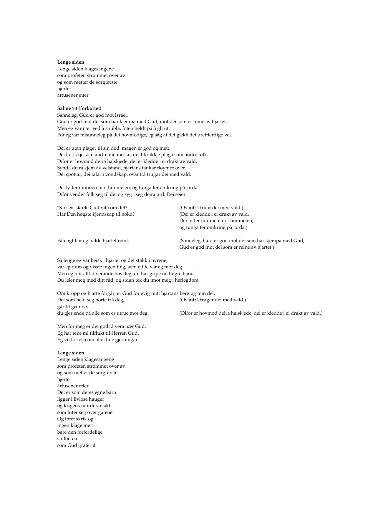 Lenge siden klagesangene - Image 3
