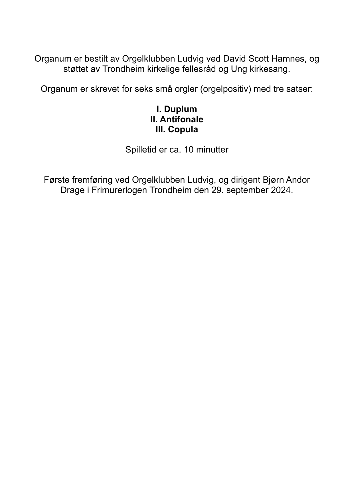 Organum – for 6 orgler - Image 2