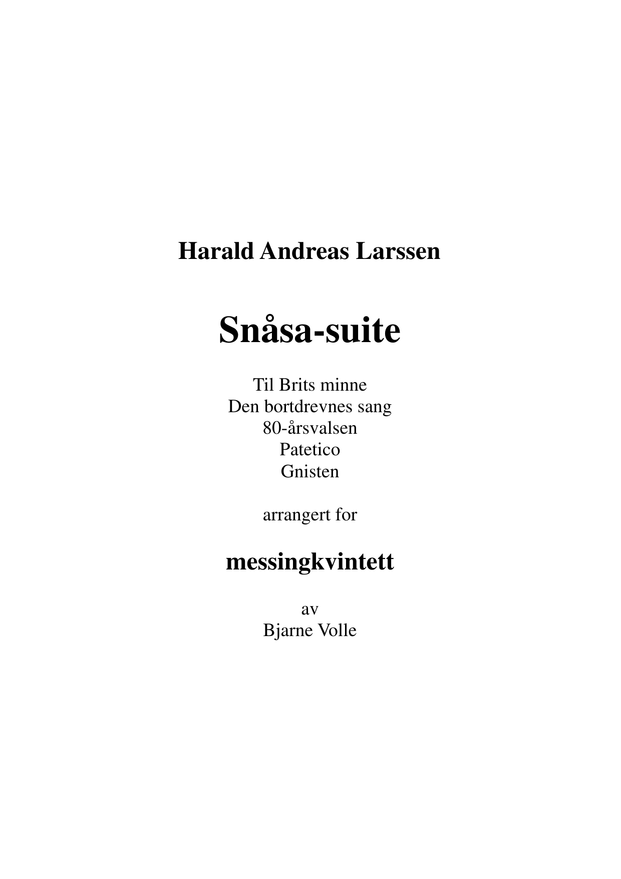 Snåsa-suite
