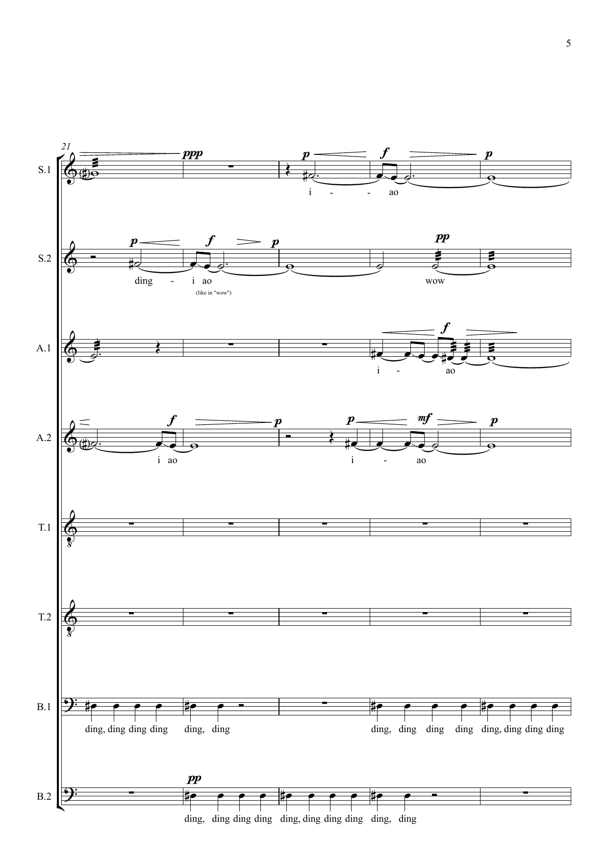The Oblate - For a cappella vocal ensemble SSAATTBB - Image 9