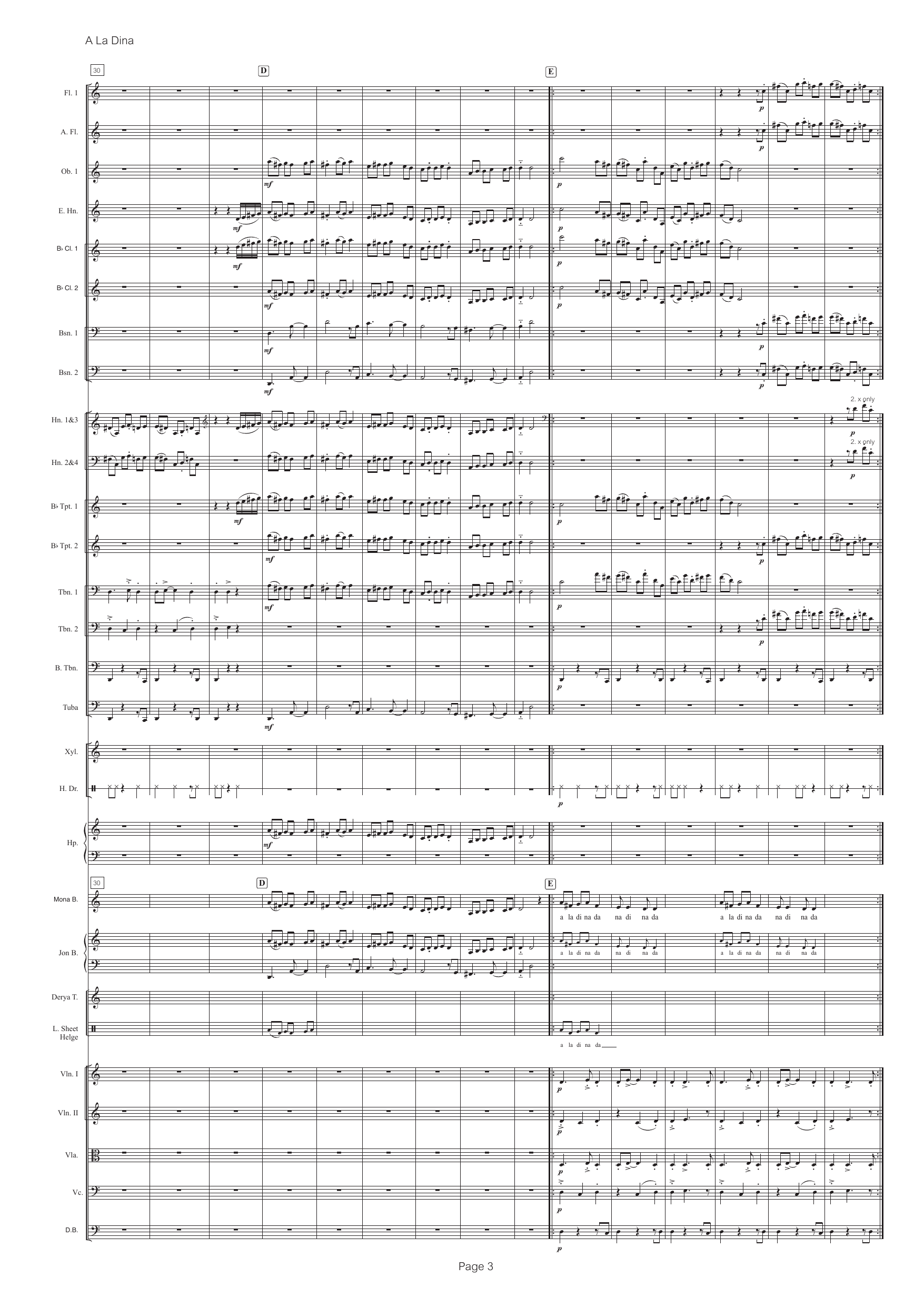 A La Dina - Siwan - Orchestral version - Image 5