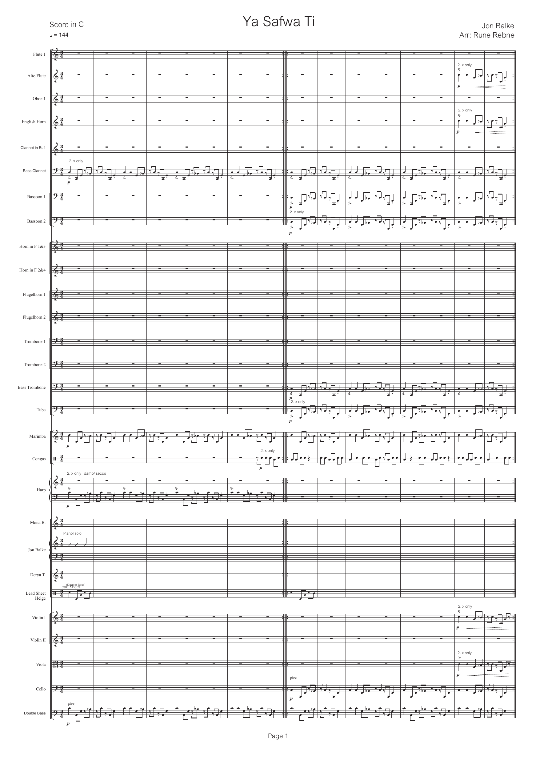 Ya Safwa Ti - Siwan - Orchestral version - Image 3