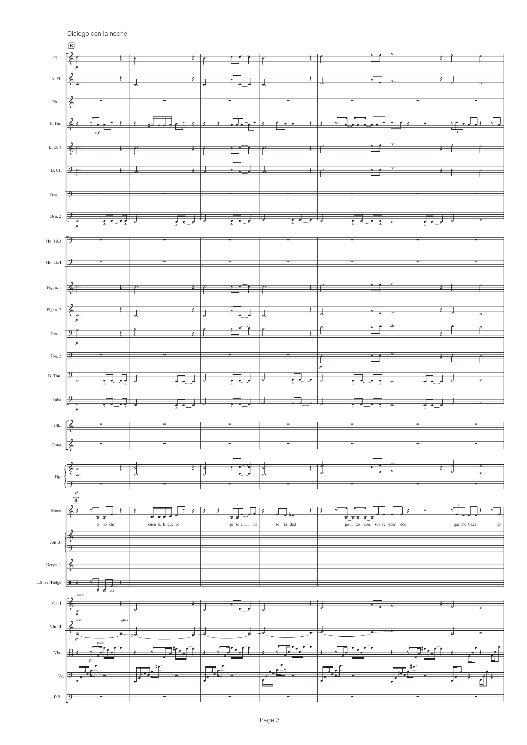 Dialogo con la noche - Siwan - Orchestral version - Image 5