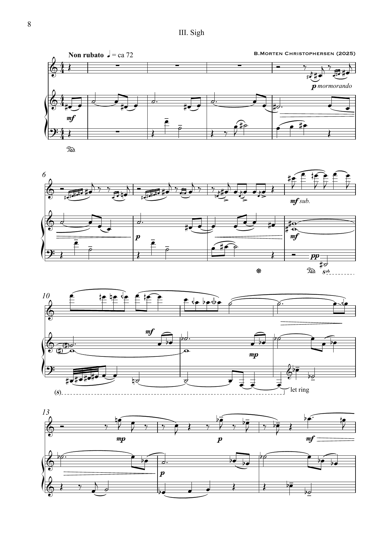 Amazing Phrase - Suite for Flute and Piano - Image 10