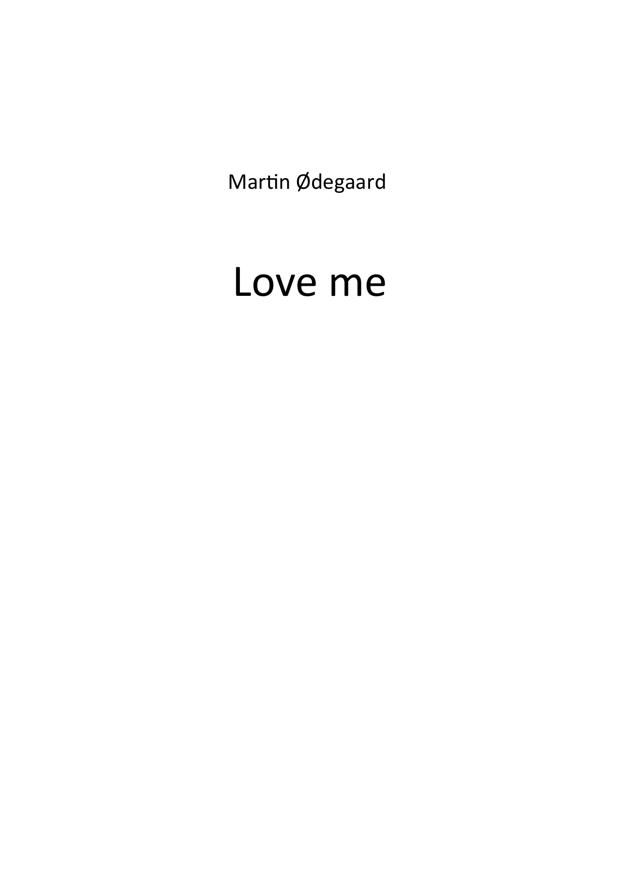Love Me