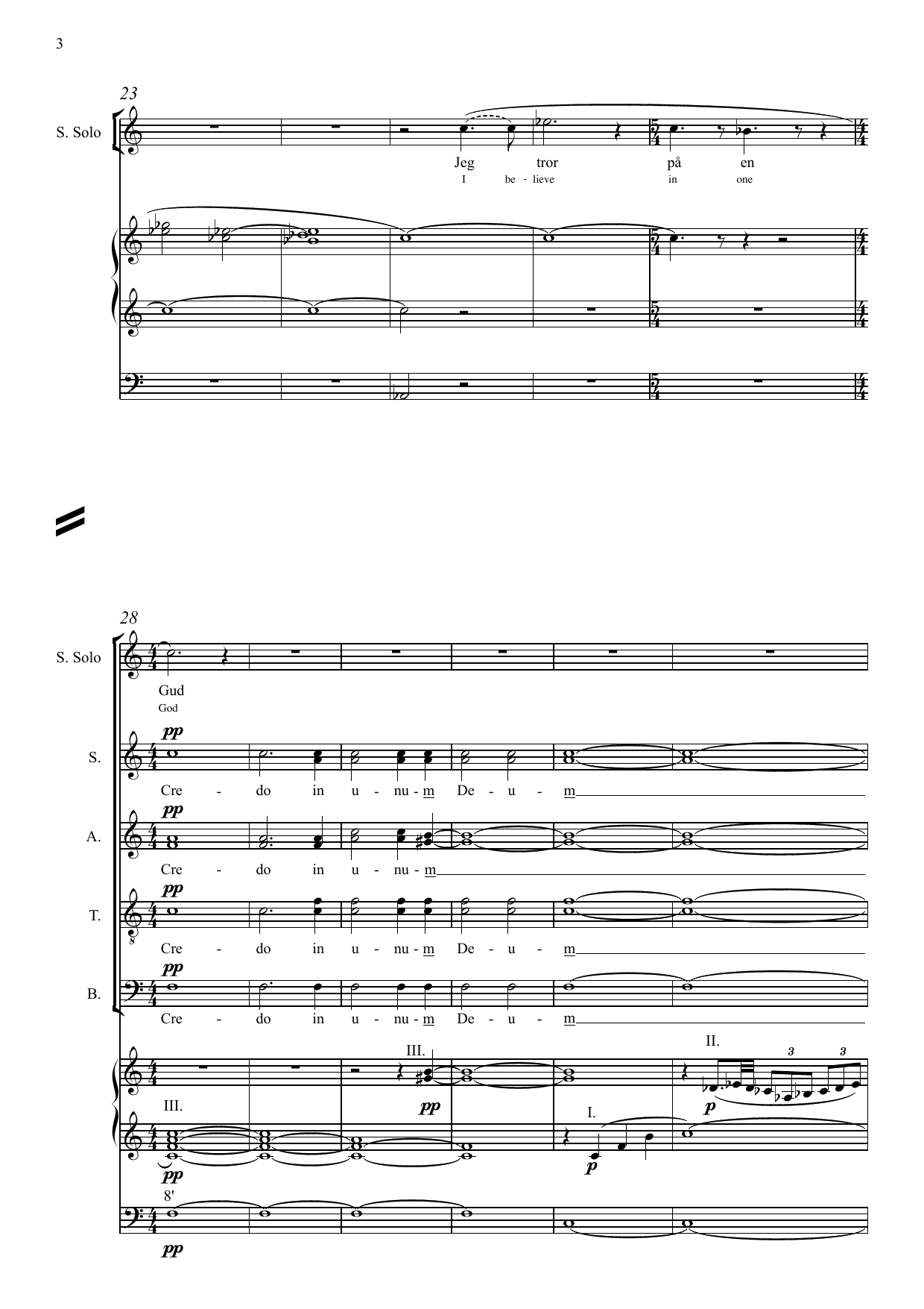 Credo, et Credis - for choir(SATB) and Organ - Image 10