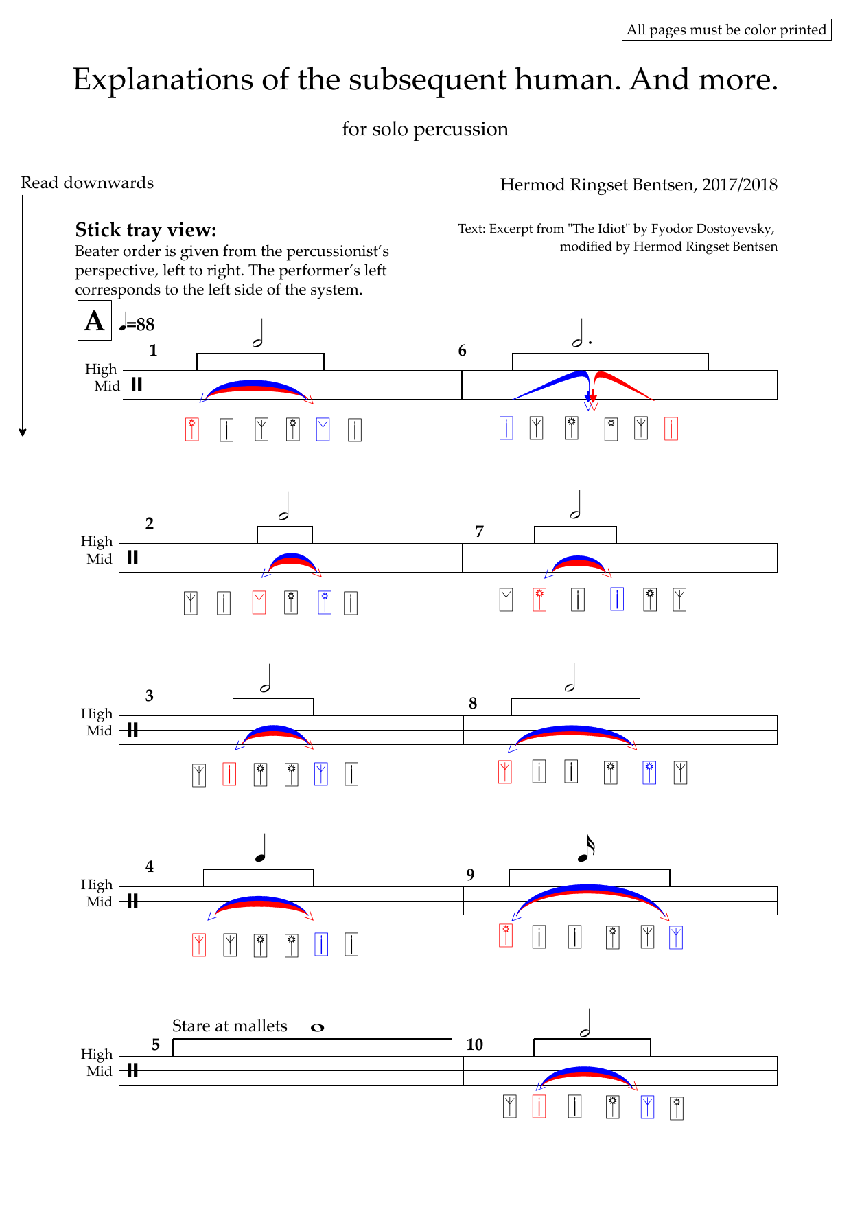 Explanations of the Subsequent Human. And More. - For percussion solo - Image 7