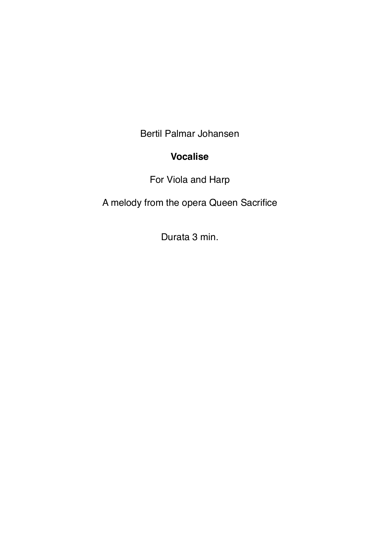 Vocalise - For Viola and Harp - Image 2