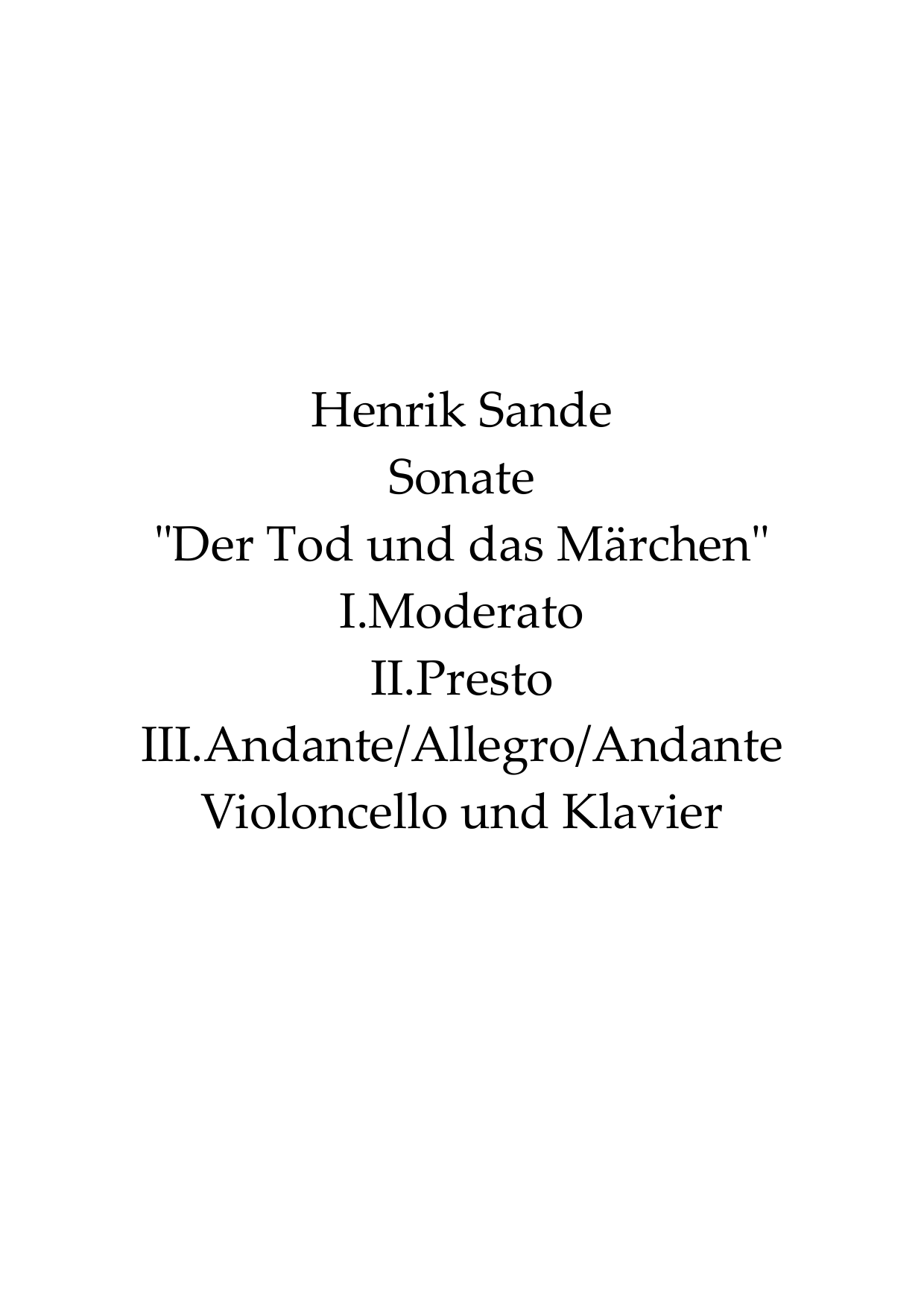 Sonate - Der Tod und das Märchen - Image 3