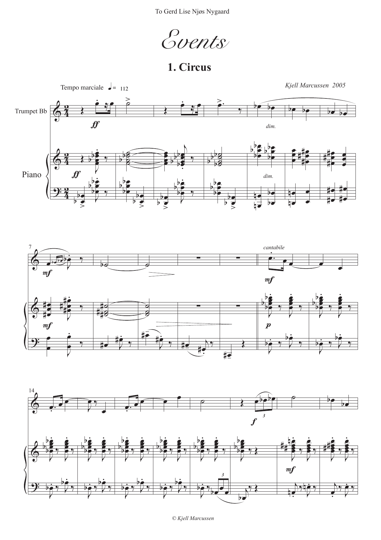 Events - for trumpet and piano - Image 3