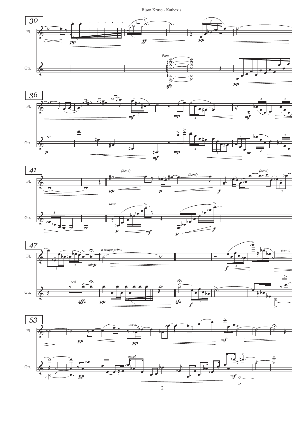 Kathexis - for flute and guitar - Image 4