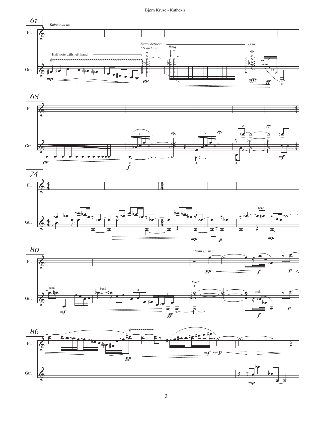 Kathexis - for flute and guitar - Image 5