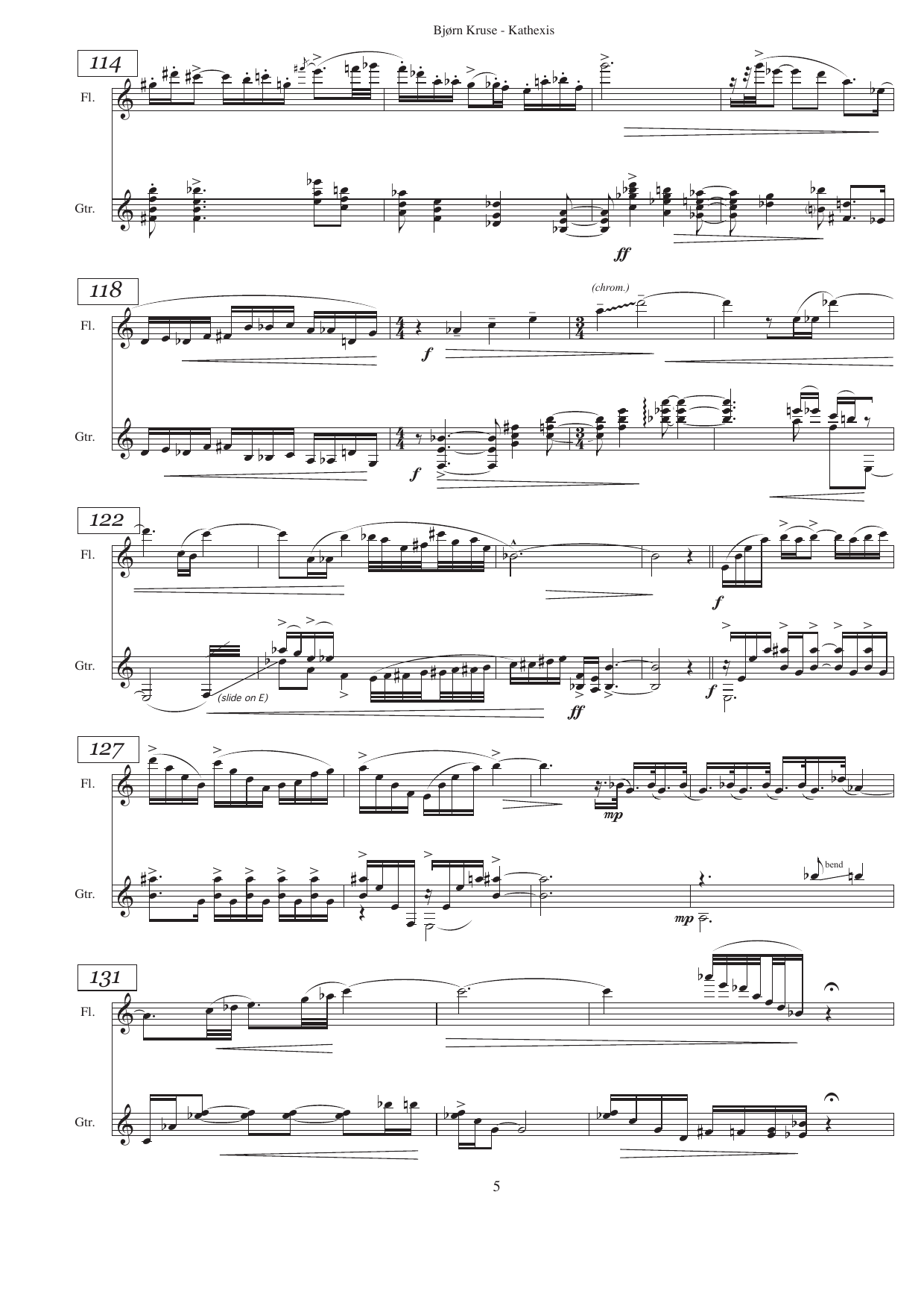 Kathexis - for flute and guitar - Image 7