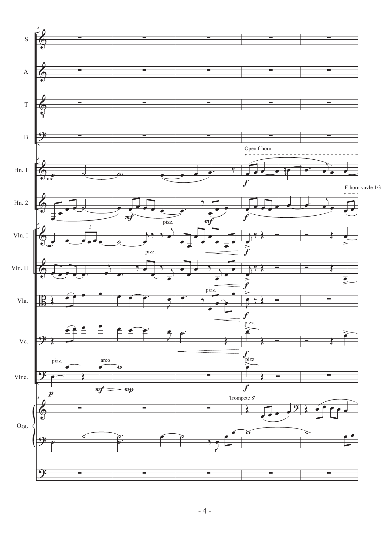 En salig julefest - arrangert for fire solostemmer (SATB), to F-horn, barokkensemble og orgel - Image 4