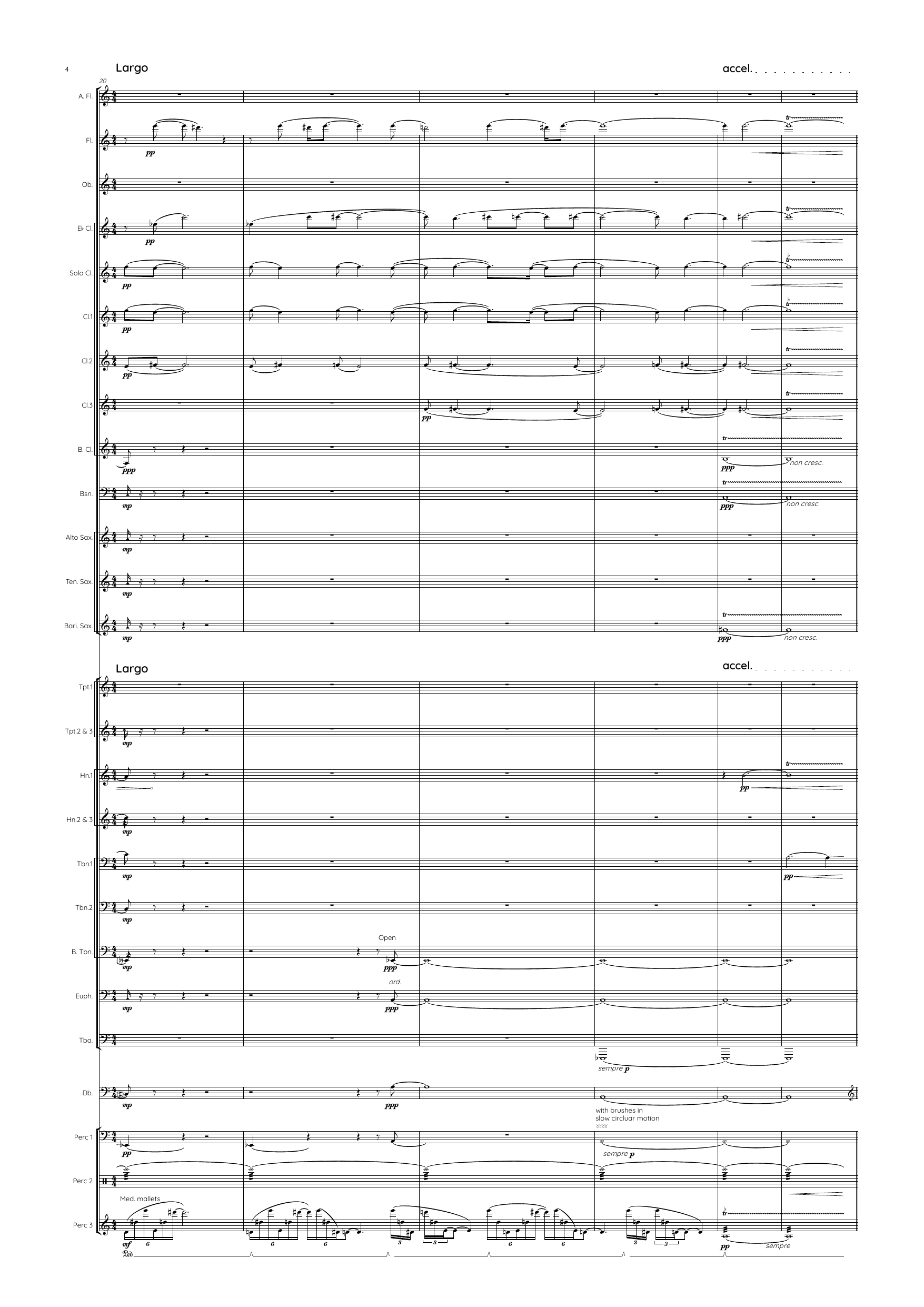 Three Birds - Concerto in three movements for flutist and wind band - Image 8