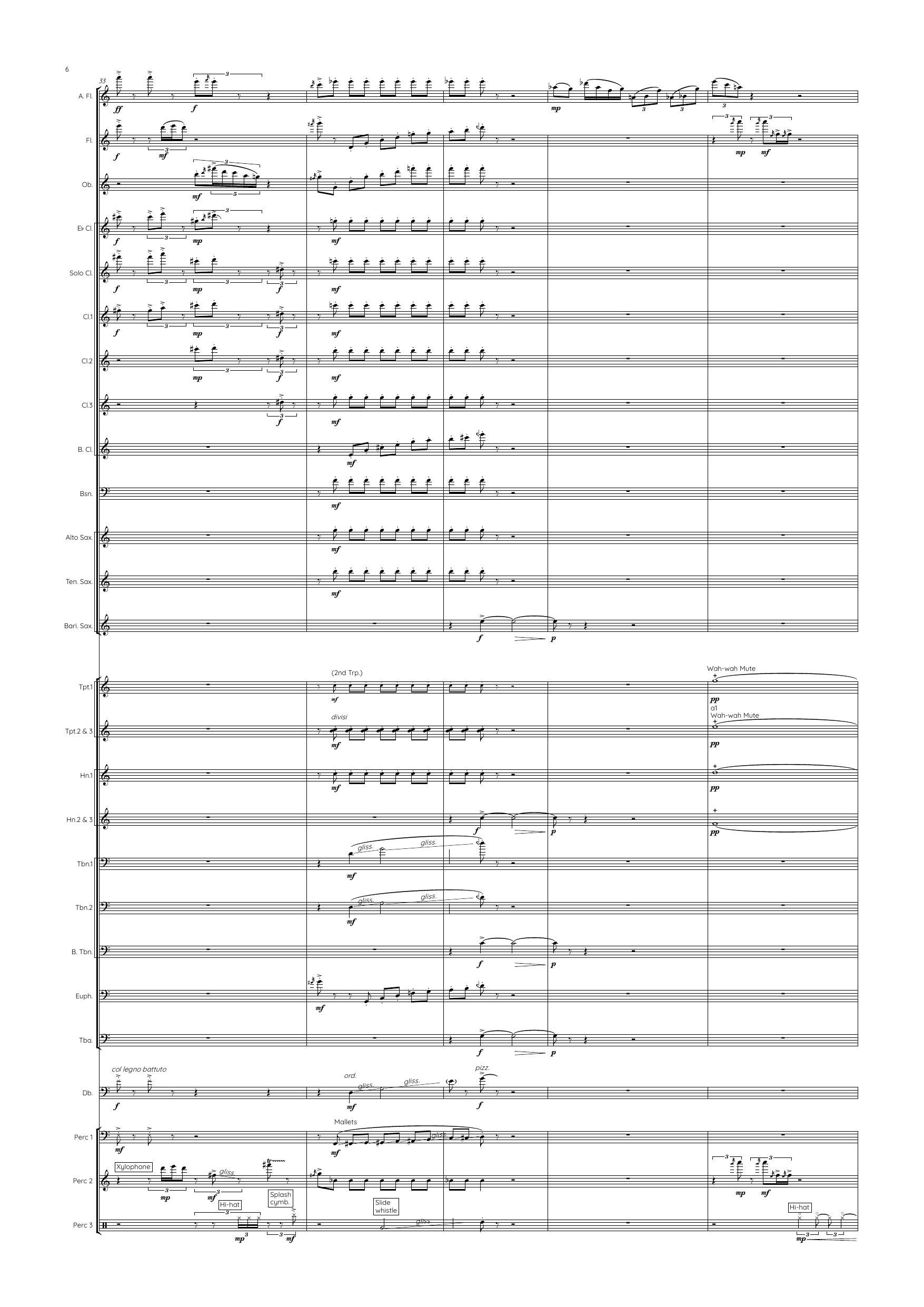 Three Birds - Concerto in three movements for flutist and wind band - Image 10