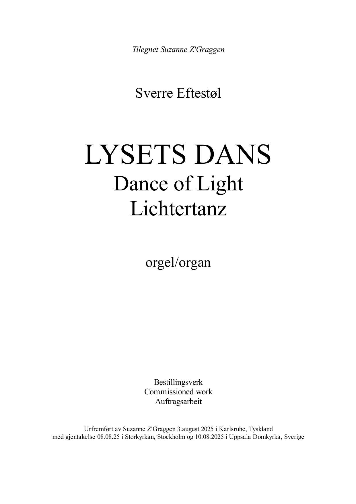 Dance of Light