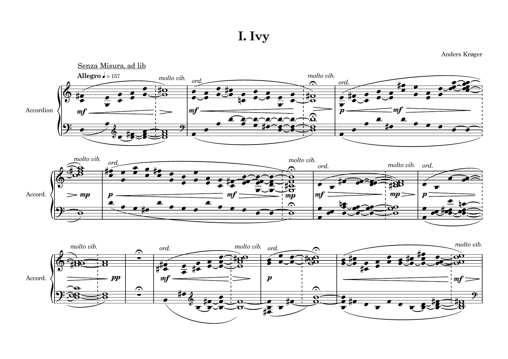 Ivy on Ruins - for accordeon - Image 3
