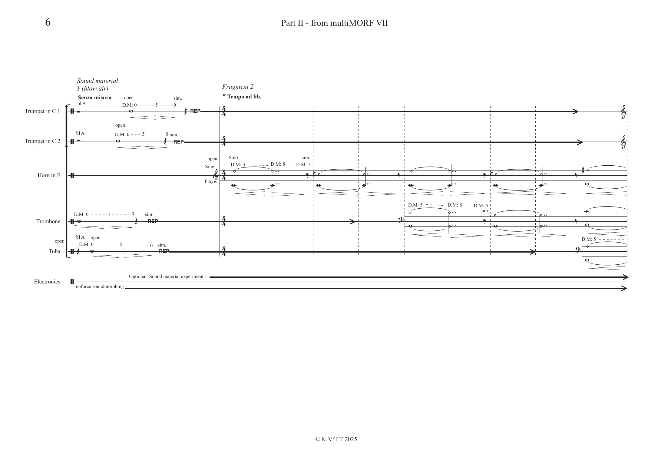 multi-MORF remix 2.0 - For 5 amplified brass instruments and computer - Image 10