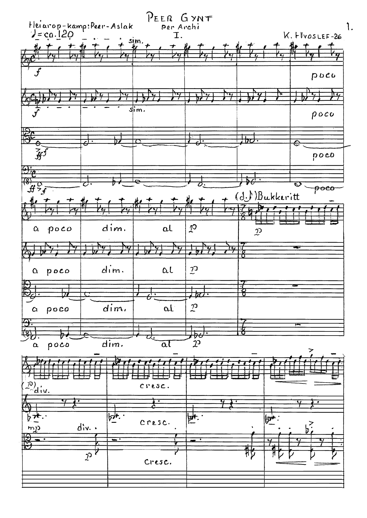 Peer Gynt - per archi - Image 3