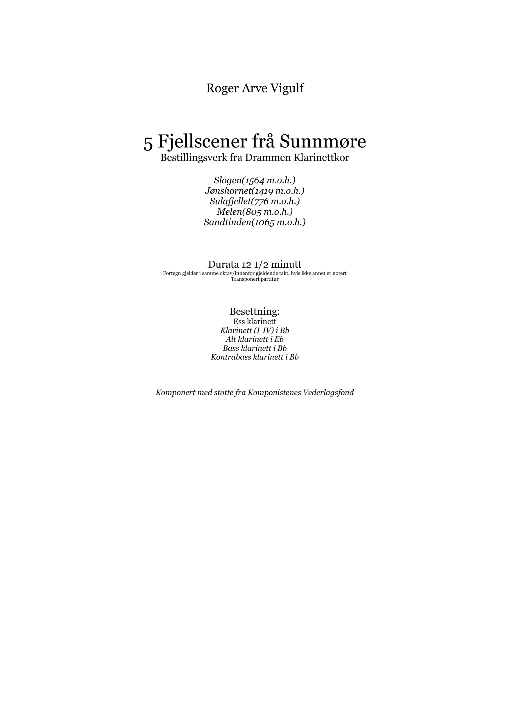 5 Fjellscener frå Sunnmøre