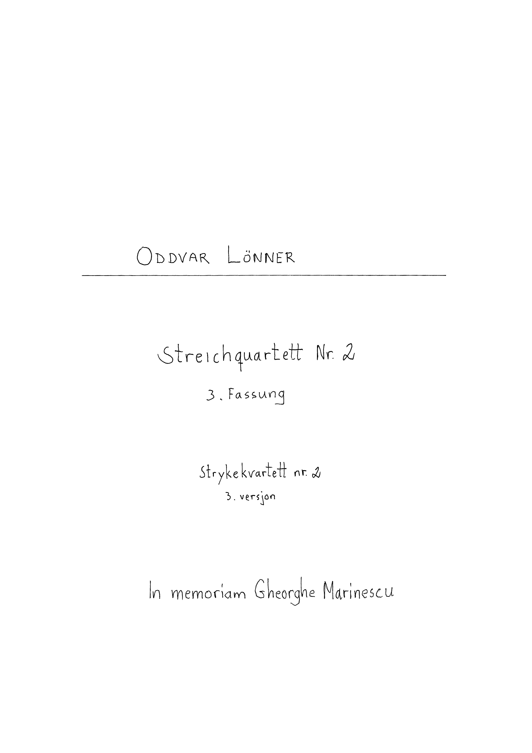 Steichquartett Nr. 2