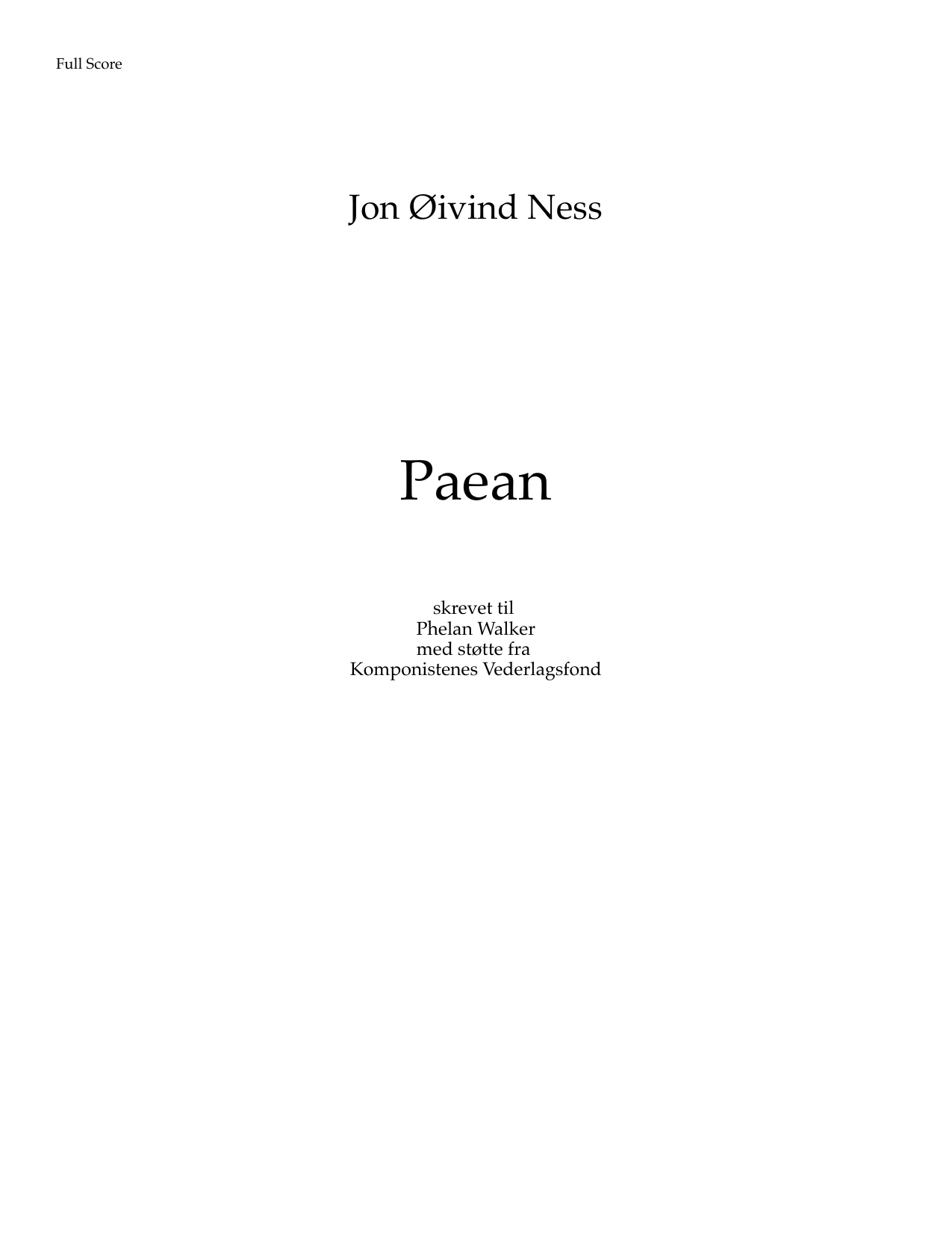 Paean