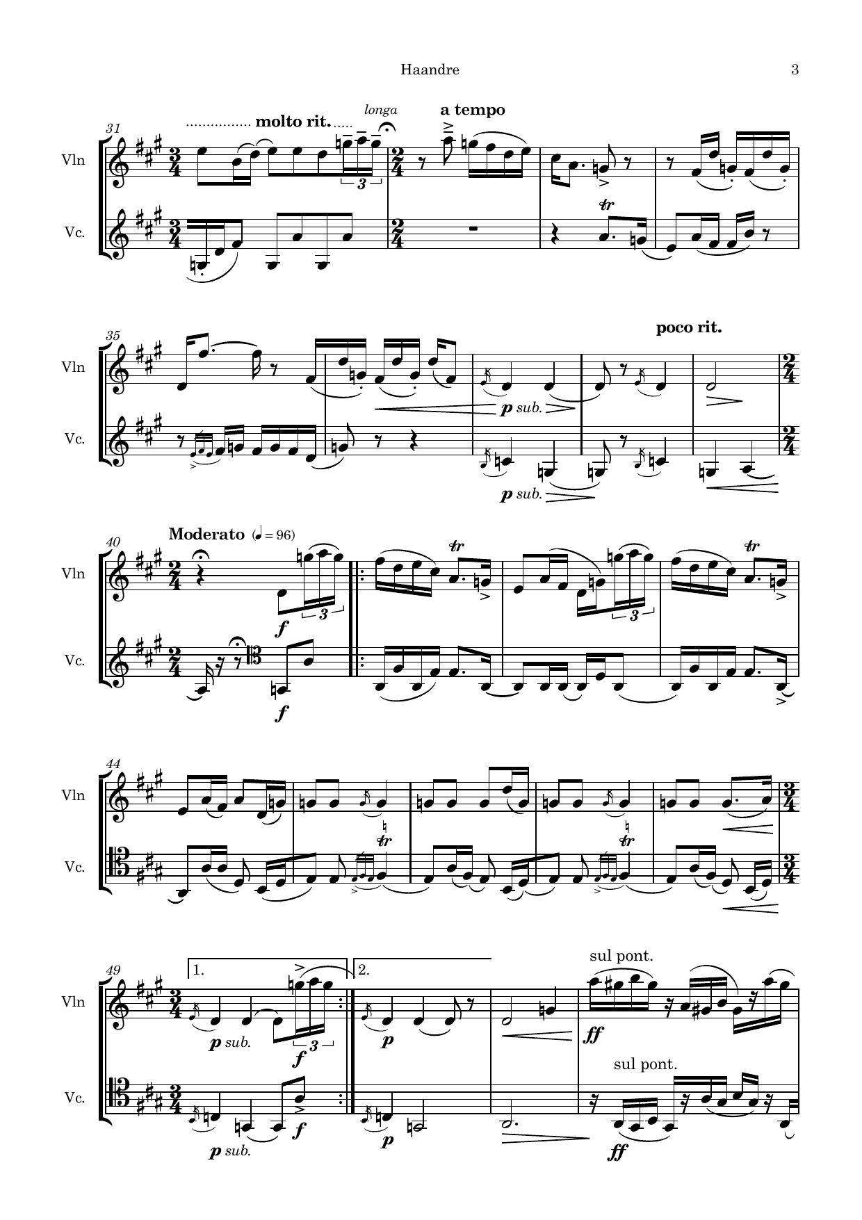 Haandre - For violin and cello - Bilde 3
