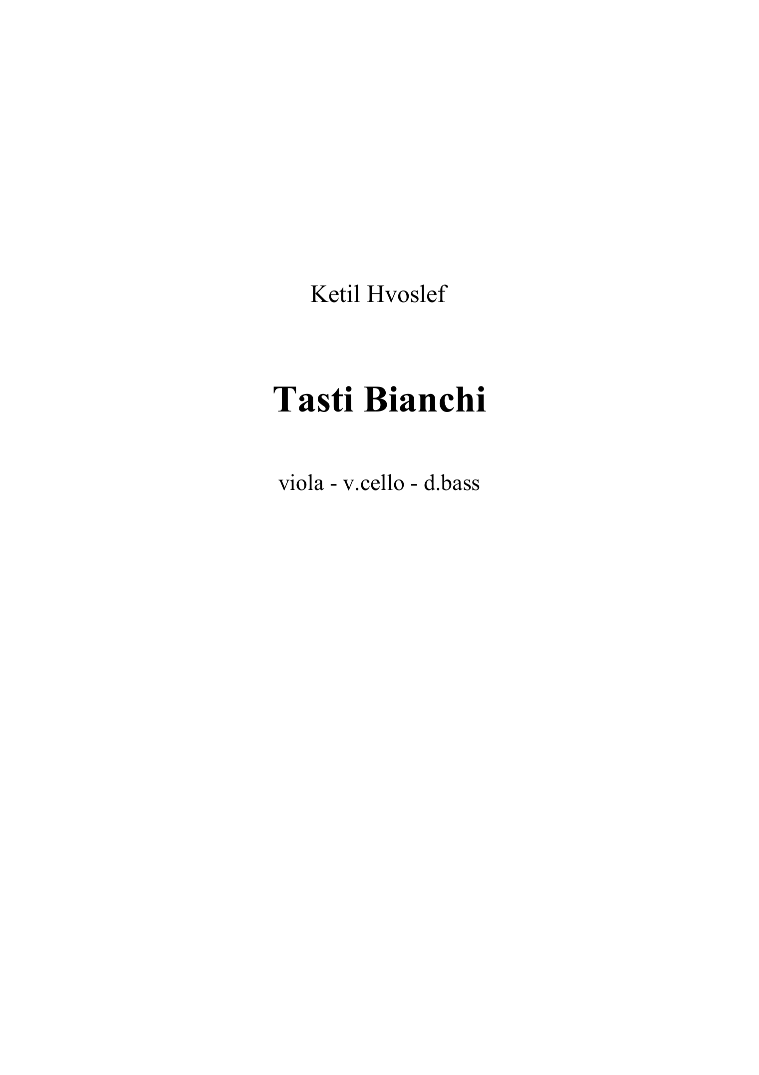 Tasti Bianchi