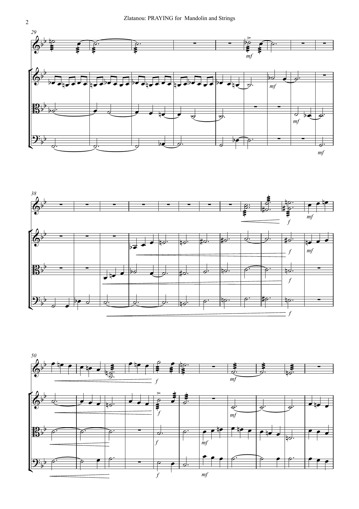 Praying - For mandolin and strings - Bilde 4