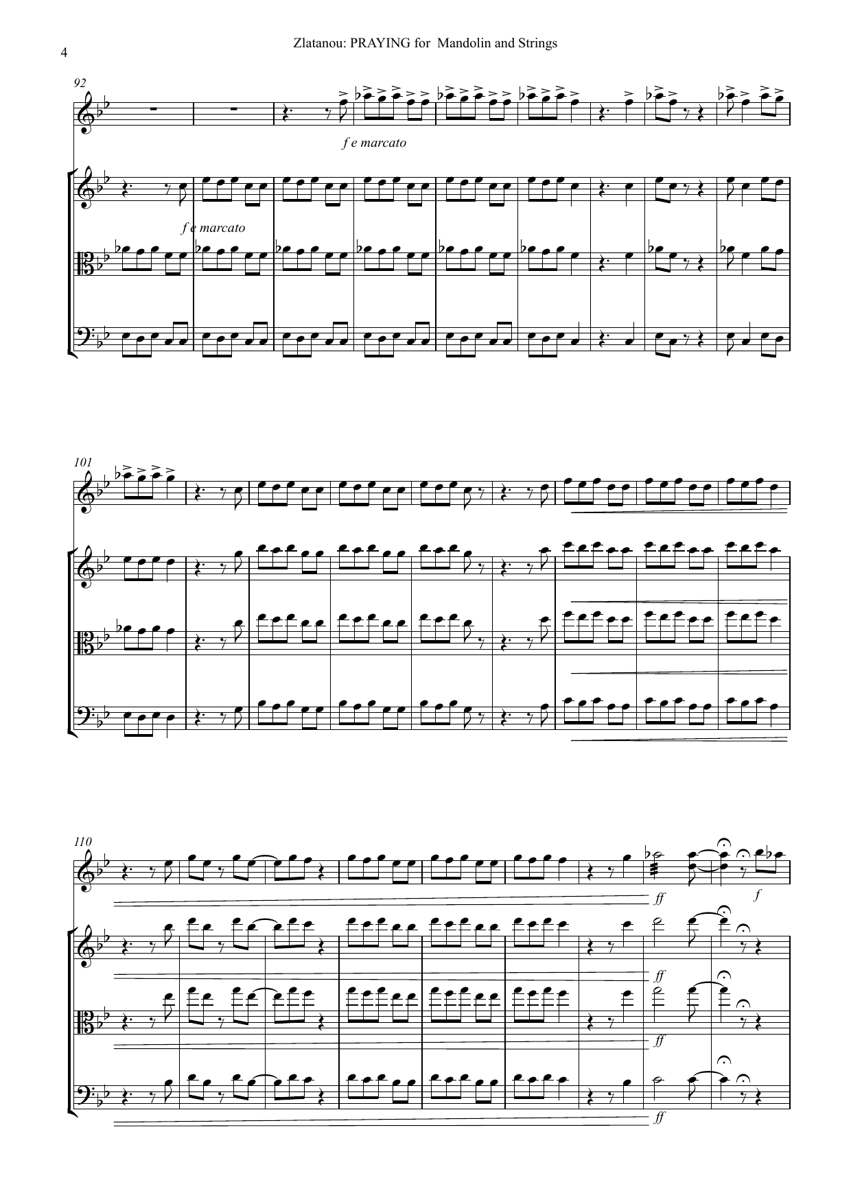 Praying - For mandolin and strings - Bilde 6