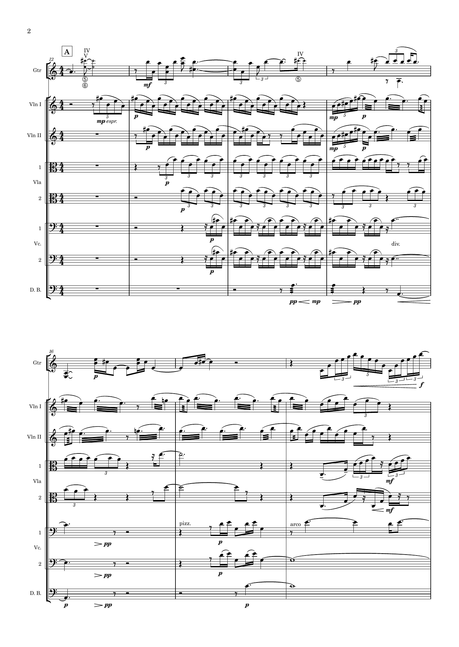 Resonans 2 - for gitar og strykeorkester - Bilde 4