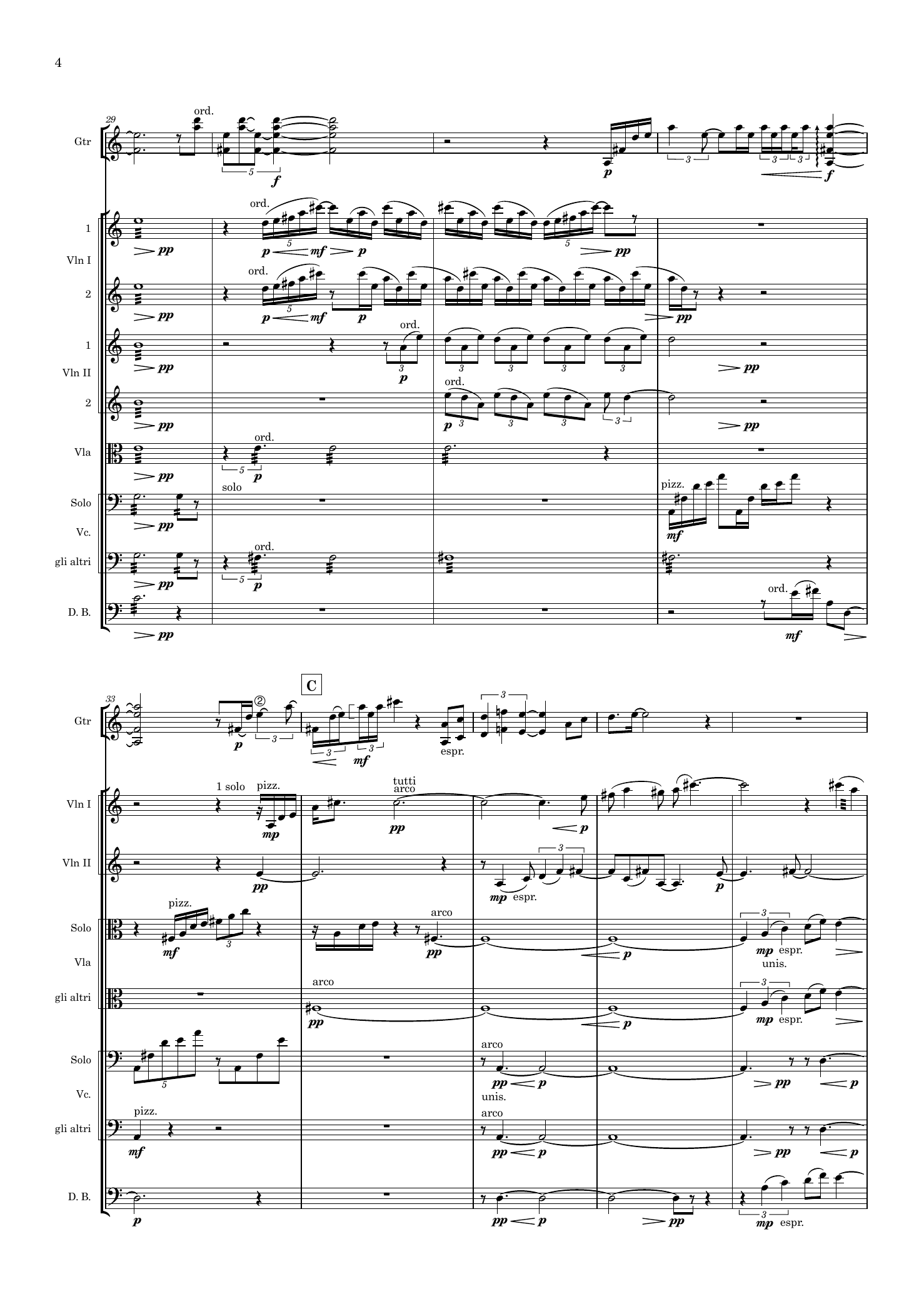 Resonans 2 - for gitar og strykeorkester - Bilde 6