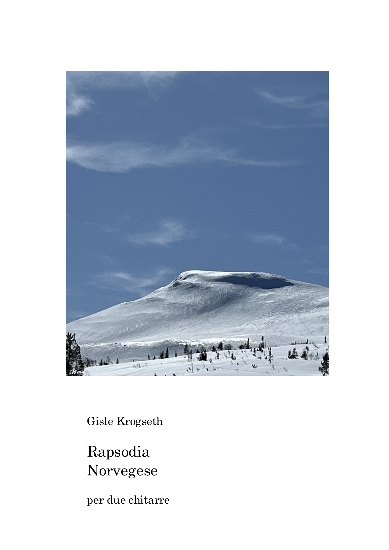 Rapsodia Norvegese - per due chitarre - Image 3
