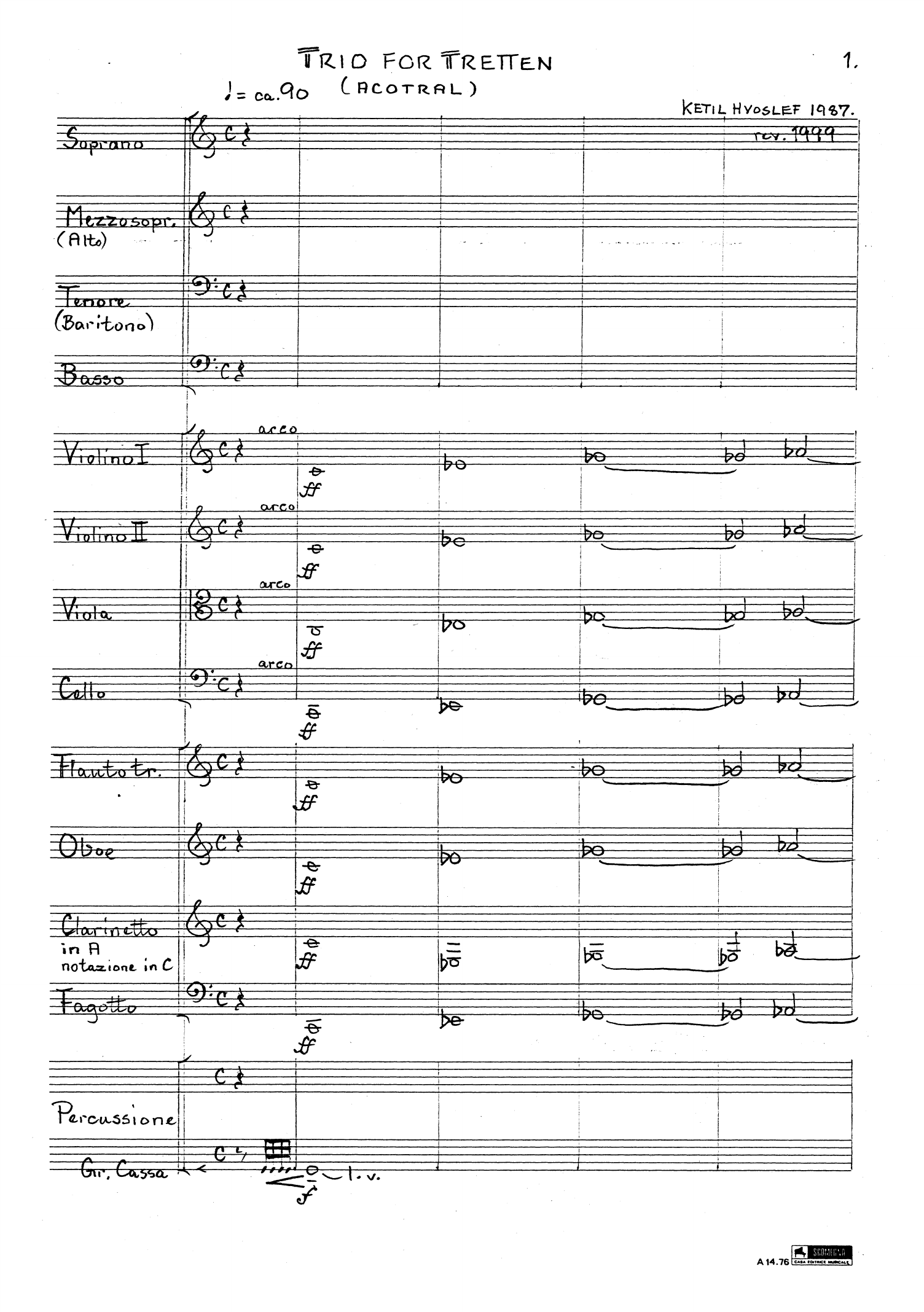 Trio for tretten - (Acotral)