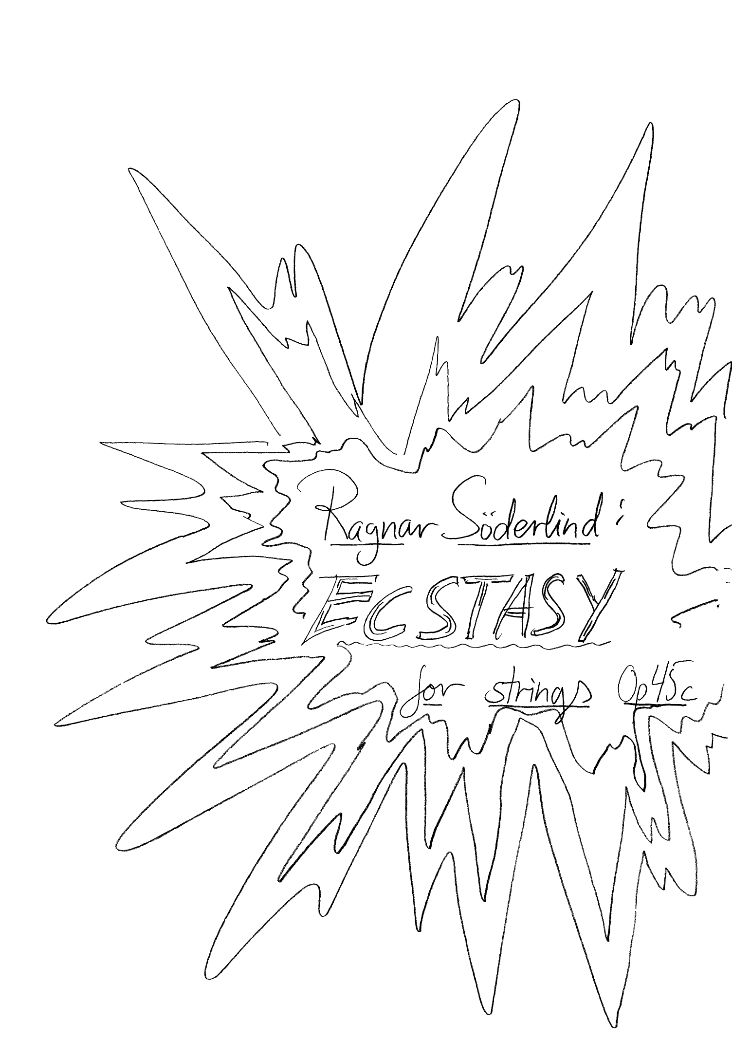 Ecstasy for strings, op. 45 C