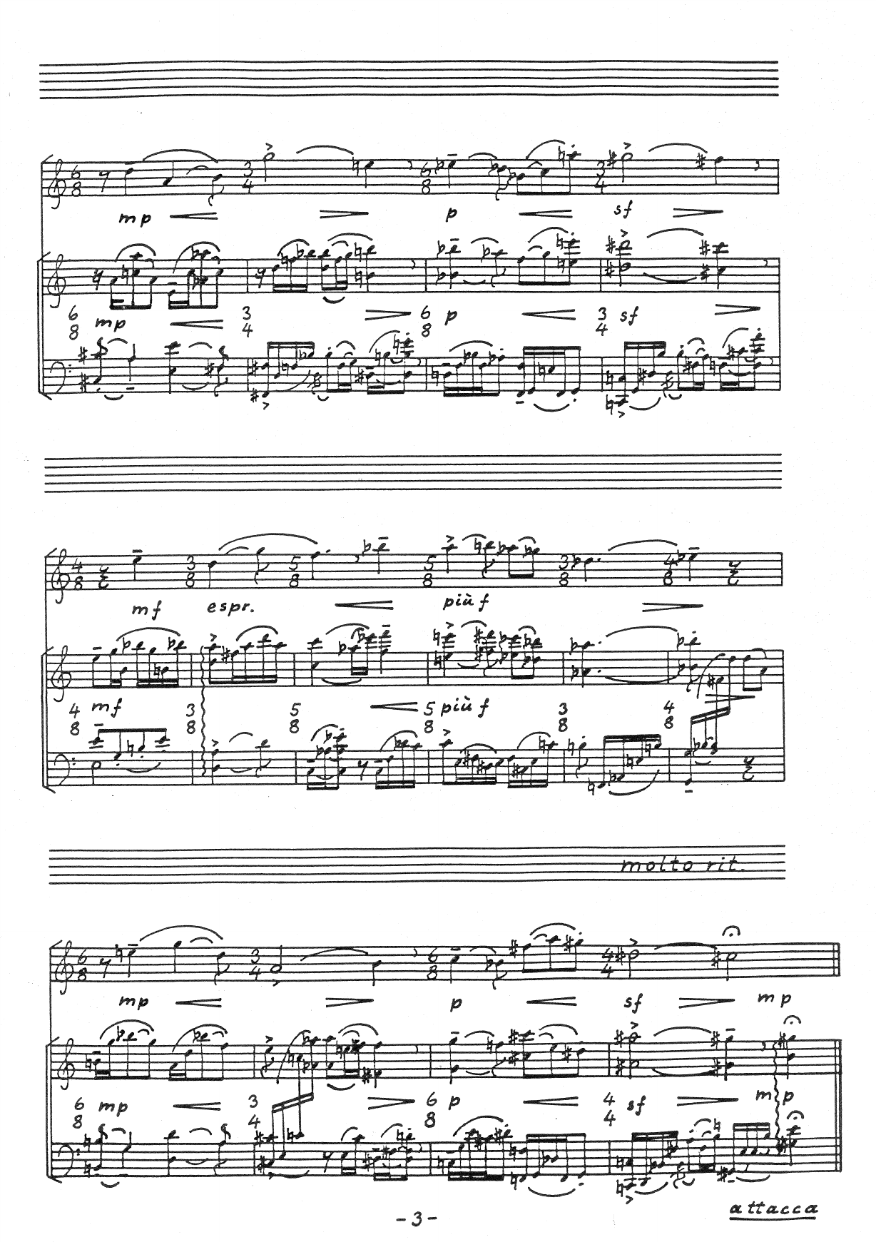 Chants sans paroles für Altflöte und Harfe - Image 5