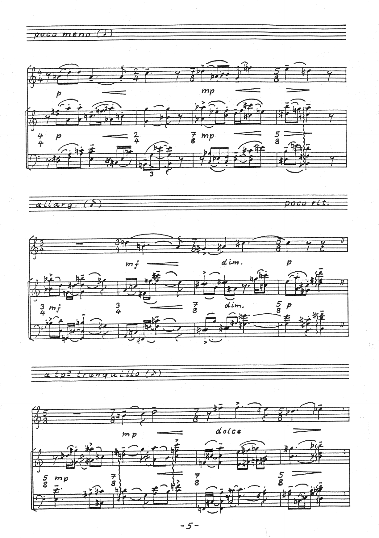 Chants sans paroles für Altflöte und Harfe - Image 7