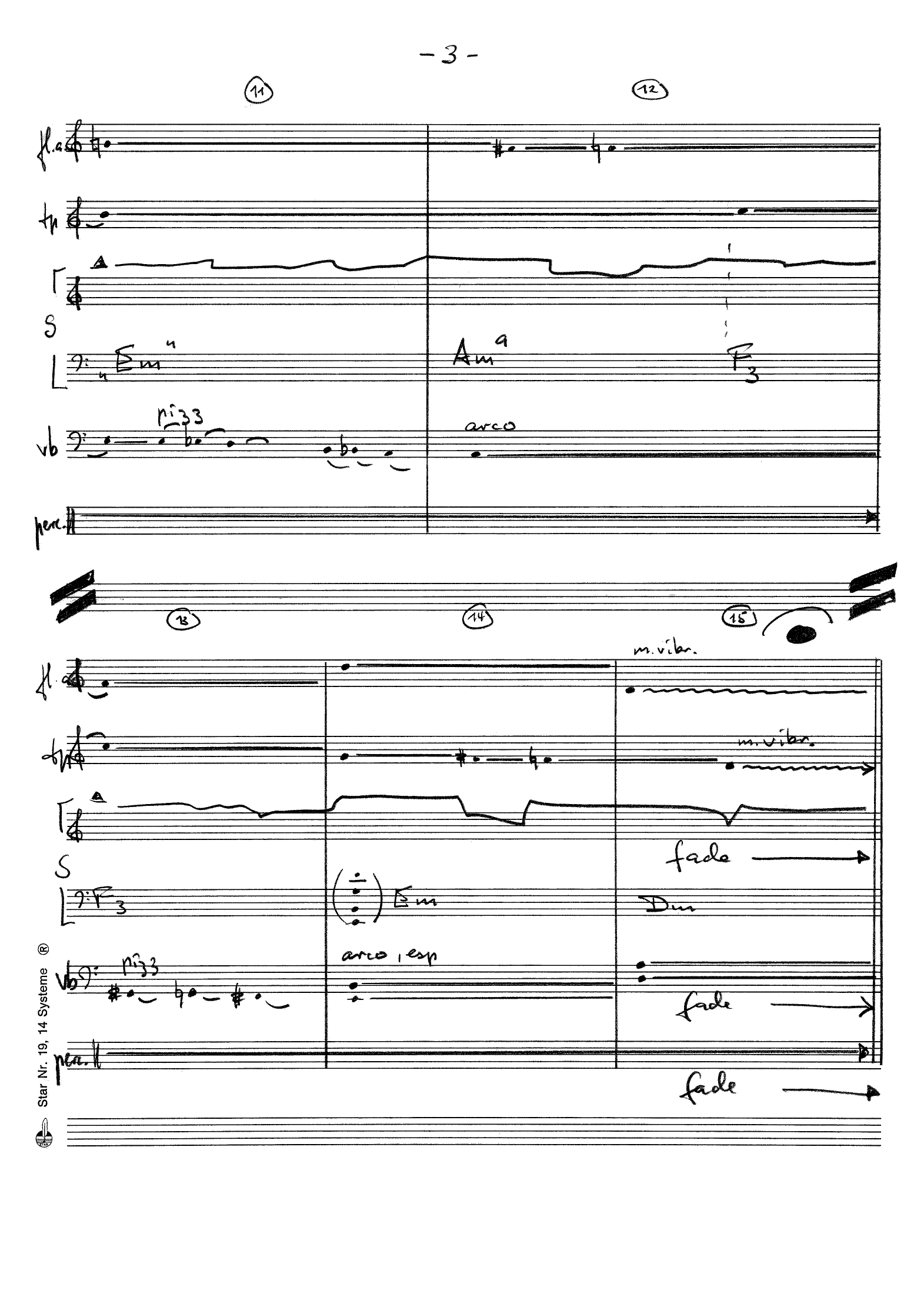 Arktik for Electric Guitar - Alto Flute - Trumpet - Synthesizer - Contrabass - Percussion - Image 3