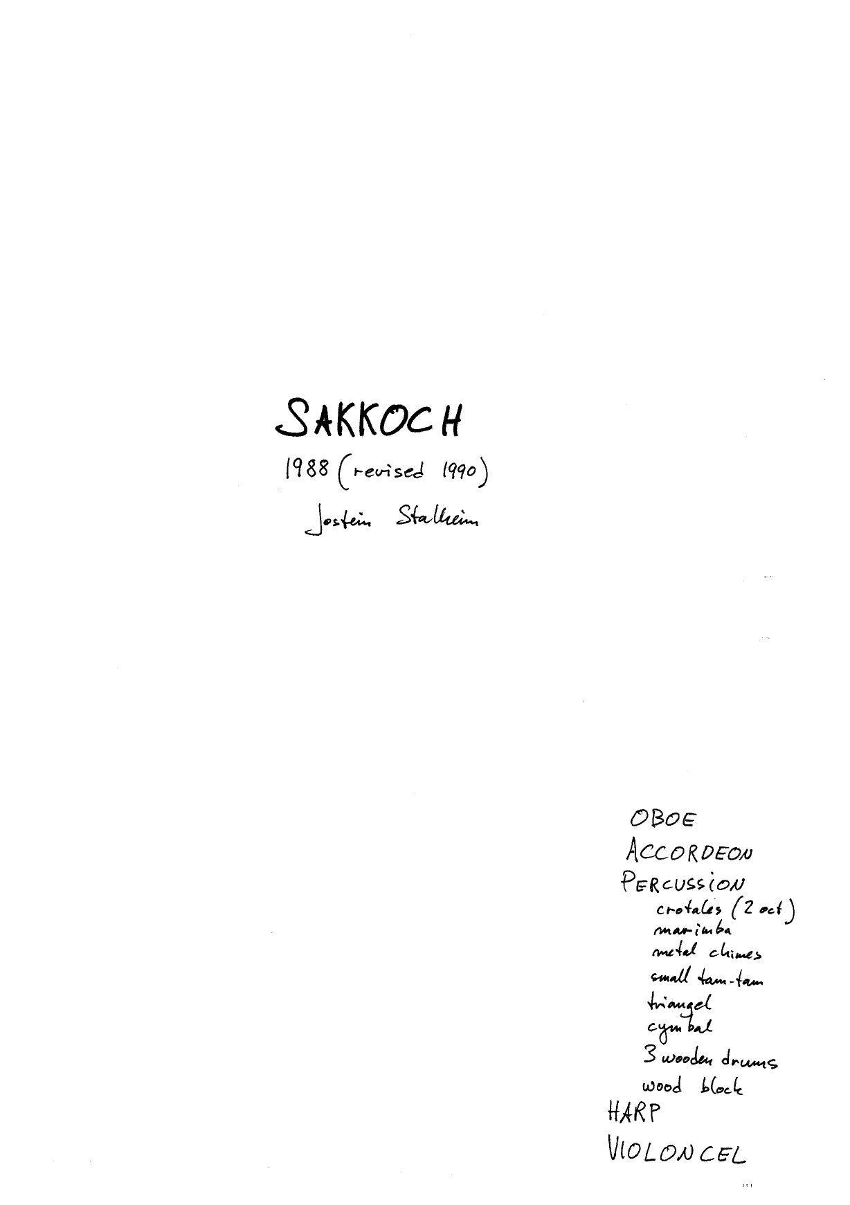 SAKKOCH