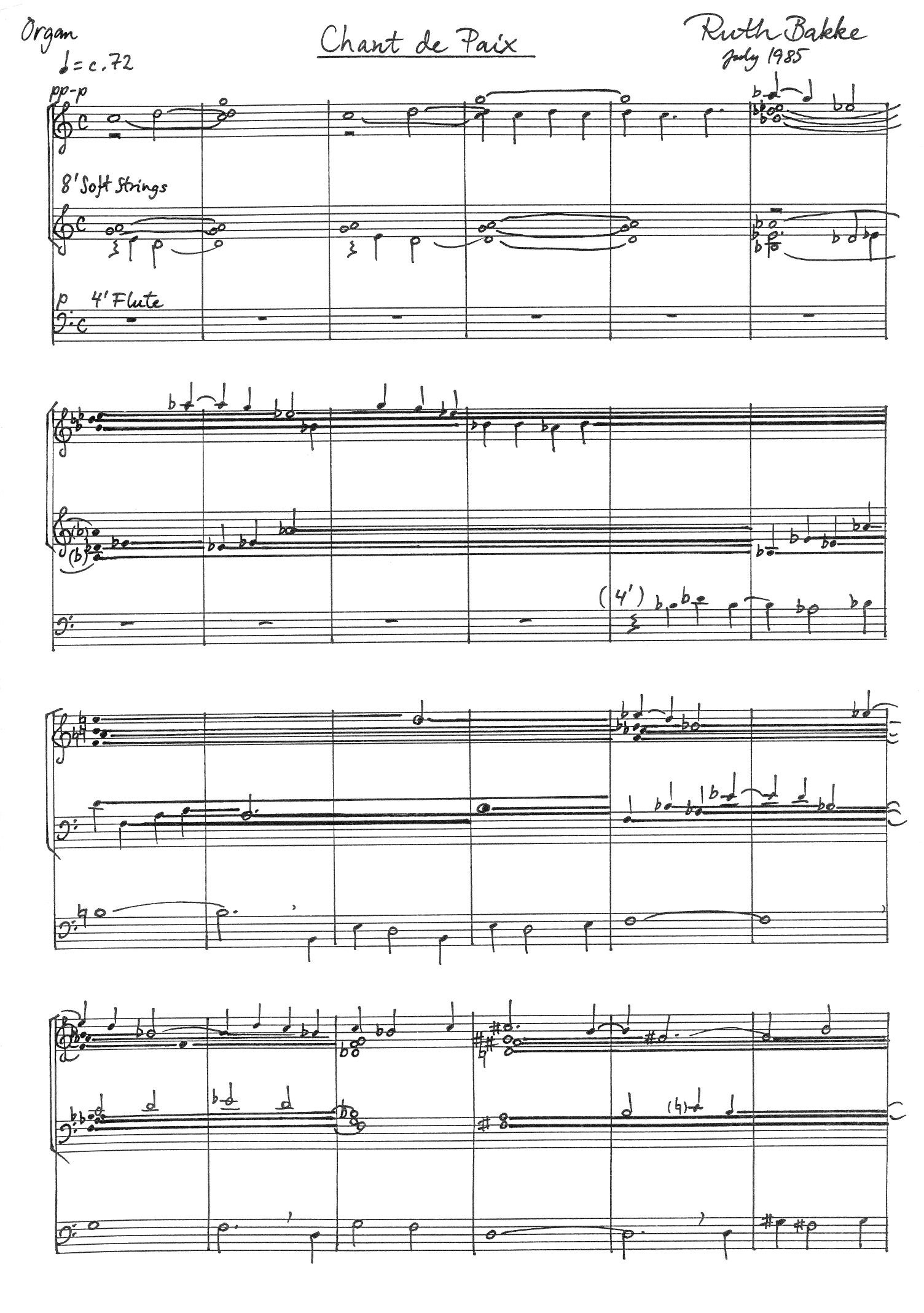 Chant de paix