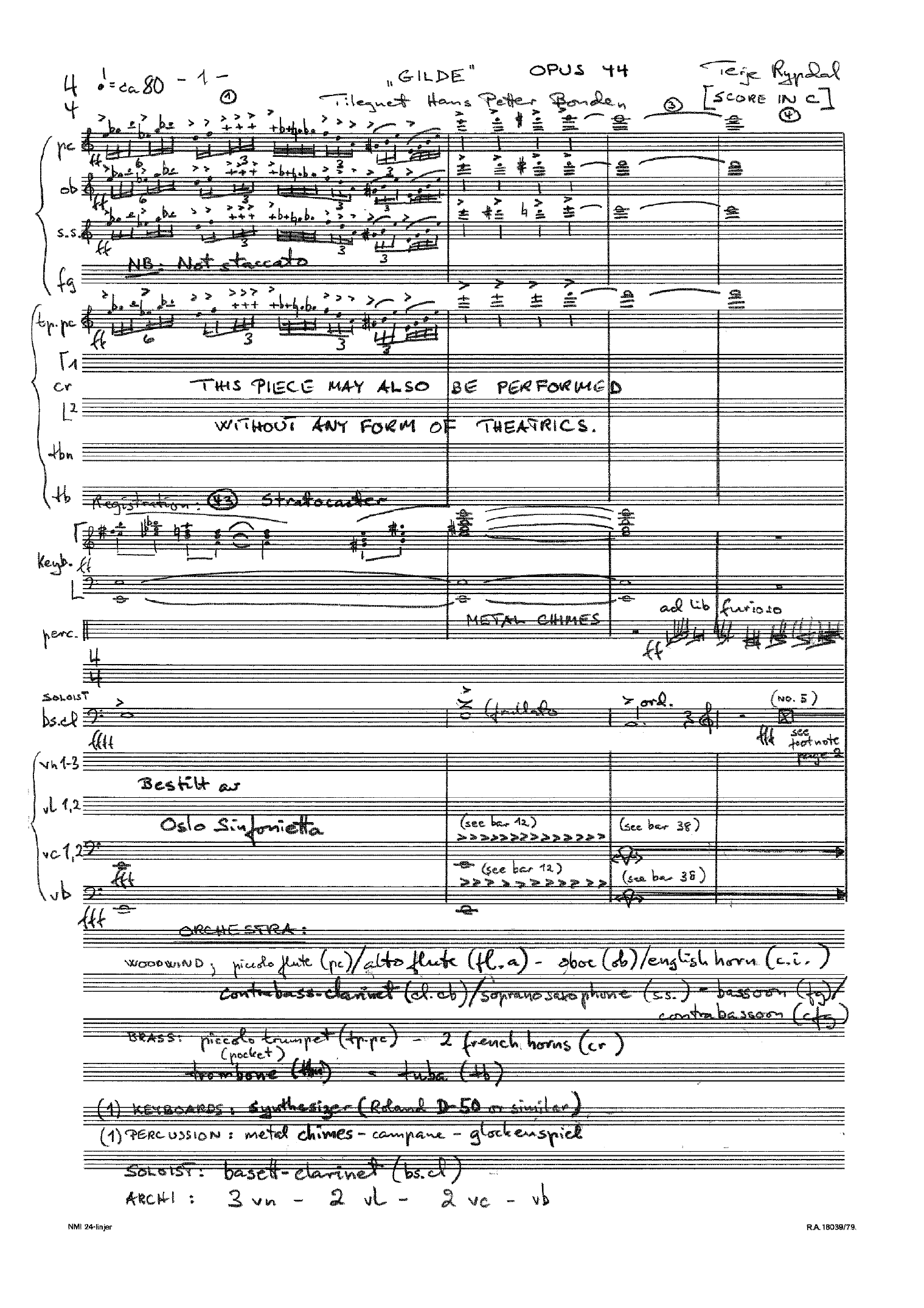 Gilde, op. 44