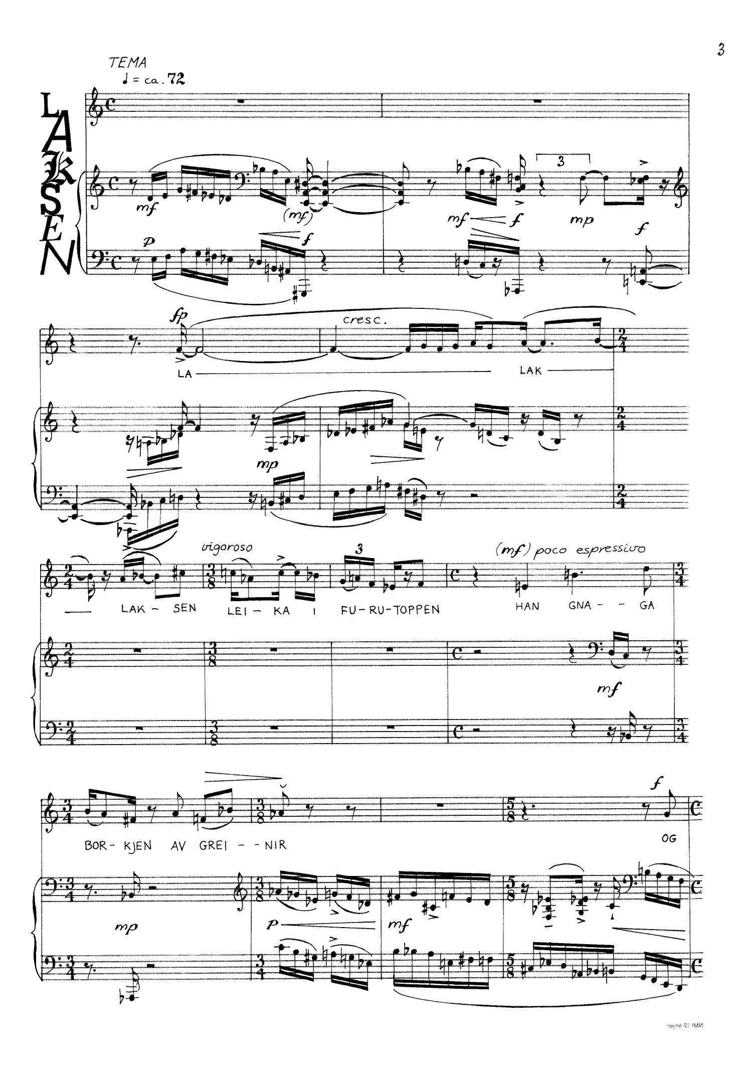 Den bakvende verdi - For mezzosopran og piano - Bilde 3
