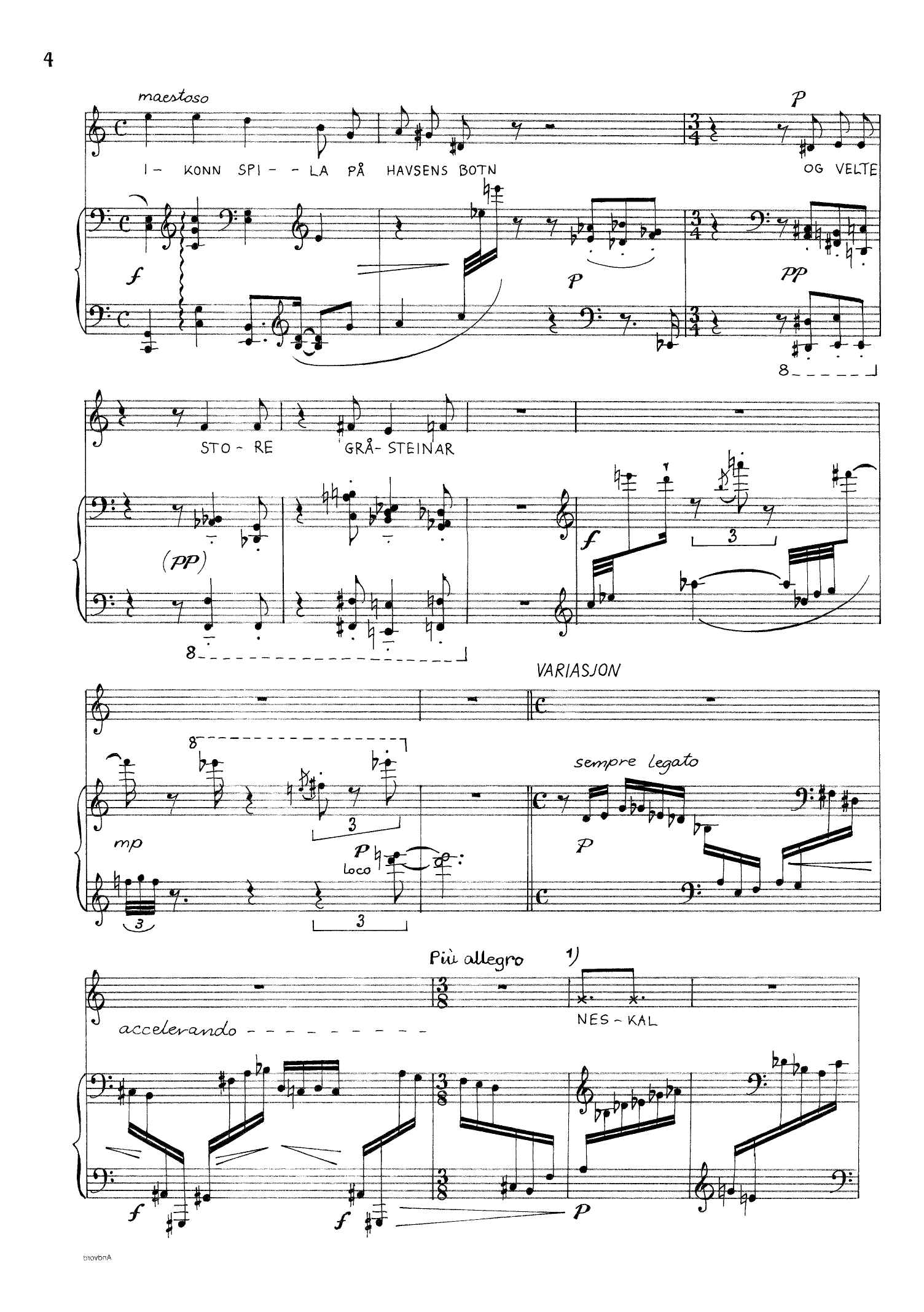 Den bakvende verdi - For mezzosopran og piano - Bilde 4
