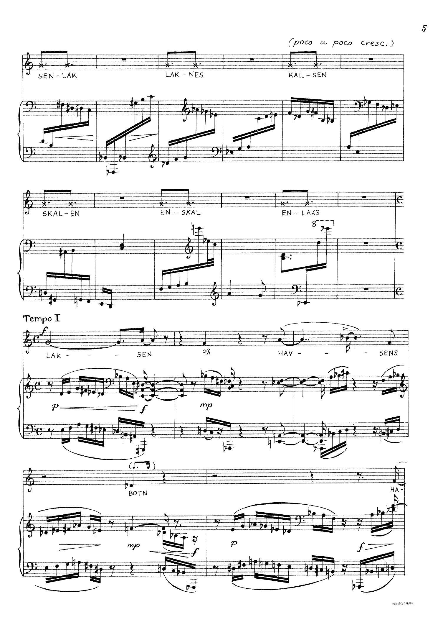 Den bakvende verdi - For mezzosopran og piano - Bilde 5