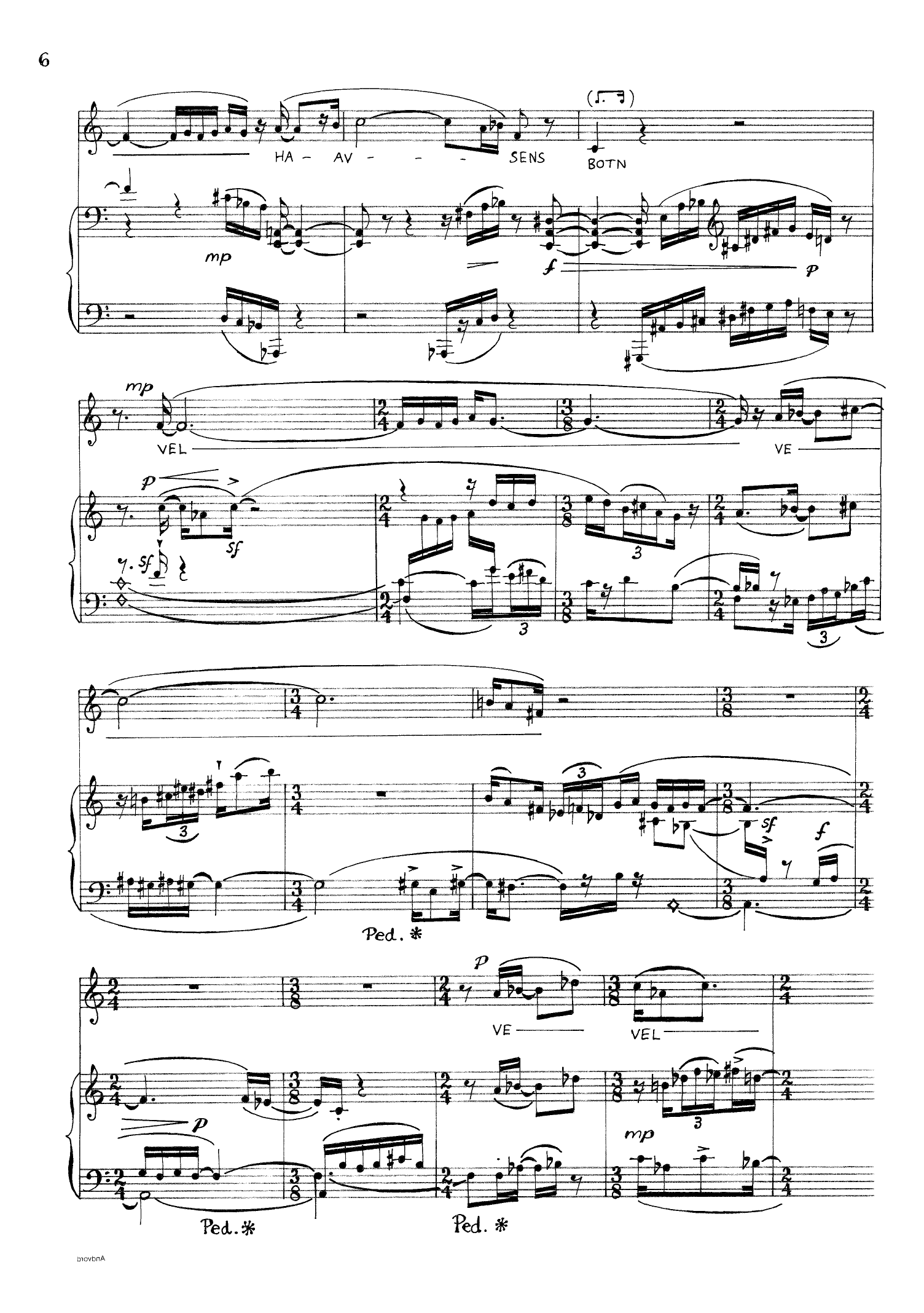 Den bakvende verdi - For mezzosopran og piano - Bilde 6
