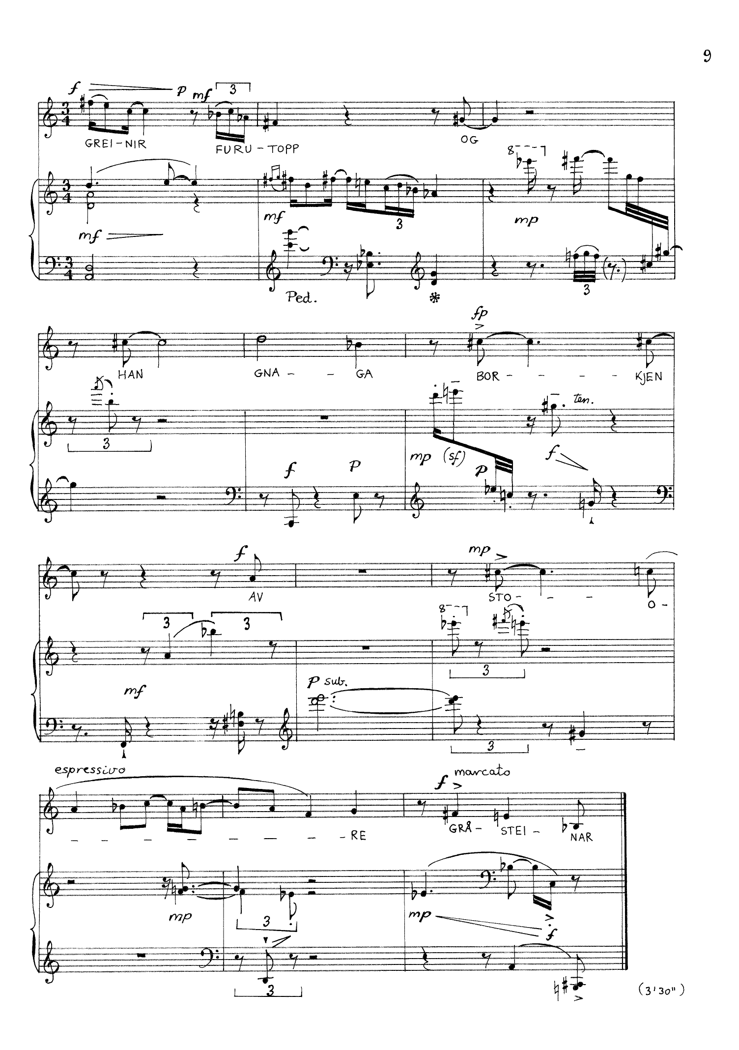 Den bakvende verdi - For mezzosopran og piano - Bilde 9