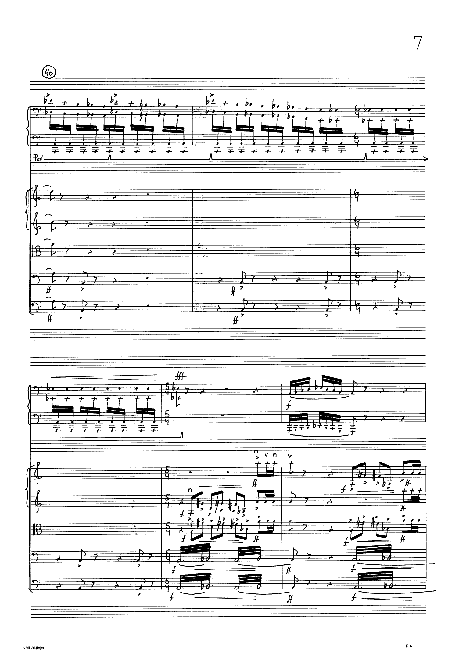 Concerto for Piano and Strings, op. 90 - Bilde 9